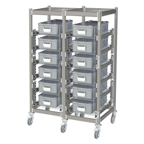 Wagen für Kliniken - SALUS UU CSSD - Pegasus Medical Concepts - Sterilisation / für sterile Materialien / für Sterilisationscontainer