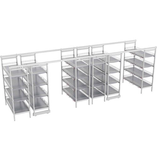 Modulares Regal - SALUS HIGH DENSITY - Pegasus Medical Concepts - für Behälter / für Körbe / für Apotheken