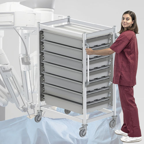 Wagen für OP-Saal - Da Vinci arms - Pegasus Medical Concepts - Geräte / Lager / mobil