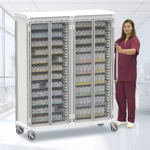 Nähwagen - Two Columns ClearView - Pegasus Medical Concepts - medizinisch / chirurgisch / für Transport