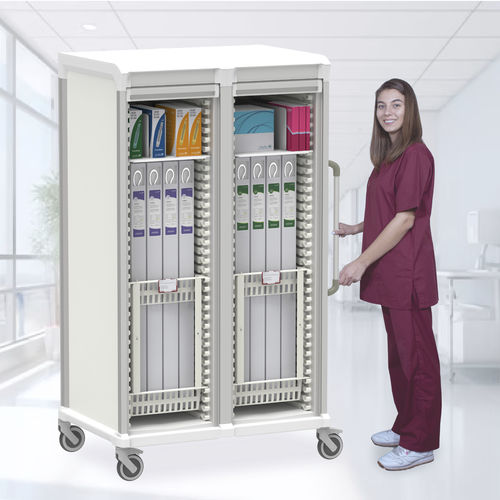 Medizinischer Wagen - Boxed Cath - Pegasus Medical Concepts - für OP-Saal / für sterile Materialien / für Endoskope