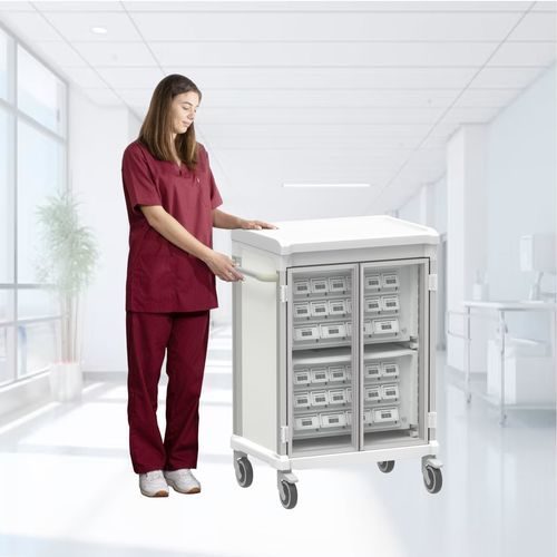 Medizinischer Wagen - Pegasus Medical Concepts - für Kliniken / Medikamente / zur Medikamentenausgabe