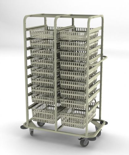Transportwagen - CRT-150-OP-2 - Pegasus Medical Concepts - mit Regal / offene Bauweise