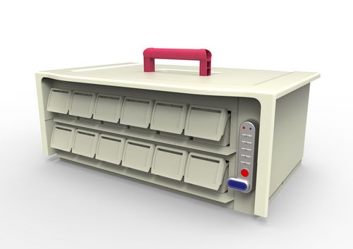 Behälter für Medikamente - Pegasus Medical Concepts - Umschlag / mit Schubladen