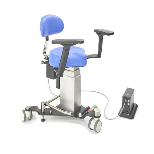 Hocker für Gesundheitseinrichtungen - EOS-2600 - US Ophthalmic - höhenverstellbar / auf Rollen / mit Rückenlehne
