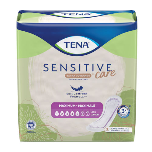 Slipeinlage für Frauen - Care Extra Coverage™ - TENA - atmungsaktiv / Schachtel mit 60 Stück