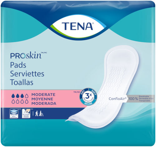 Slipeinlage für Frauen - PROSKIN MODERATE - TENA - atmungsaktiv