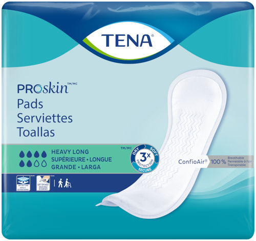 Slipeinlage für Frauen - PROSKIN HEAVY LONG - TENA - atmungsaktiv