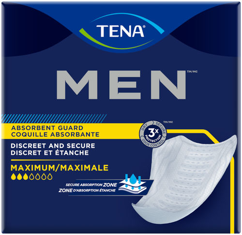 Slipeinlage für Männer - Men™ Maximum Guard - TENA - 20er-Packung / 48er-Packung