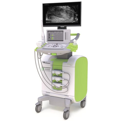 Plattformmontiertes Ultraschallgerät - ExactVu™ - Exact Imaging - für urologische Diagnostik / Schwarz-Weiß / mit Touchscreen