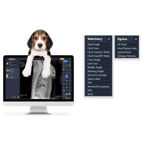 Software für veterinäres Röntgen - ExamVue Duo - JPI Healthcare Solutions - Analyse / Management / Diagnose