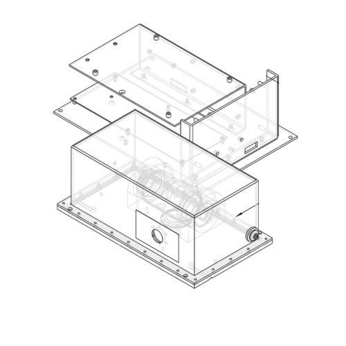 Röntgengenerator für Röntgenzwecke - XRS-125 - Source-Ray, Inc - auf Gerät montiert