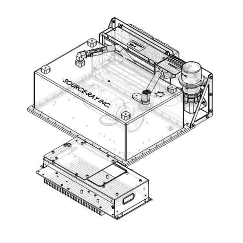 Röntgengenerator für Röntgenzwecke - XRS-200  - Source-Ray, Inc - auf Gerät montiert