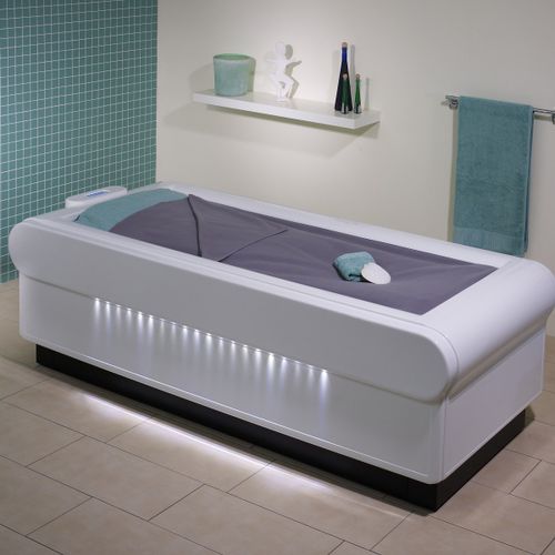 Wasserstrahl-Massageliege - LADY-SPA - Trautwein - mit Chromatherapie-Lampen