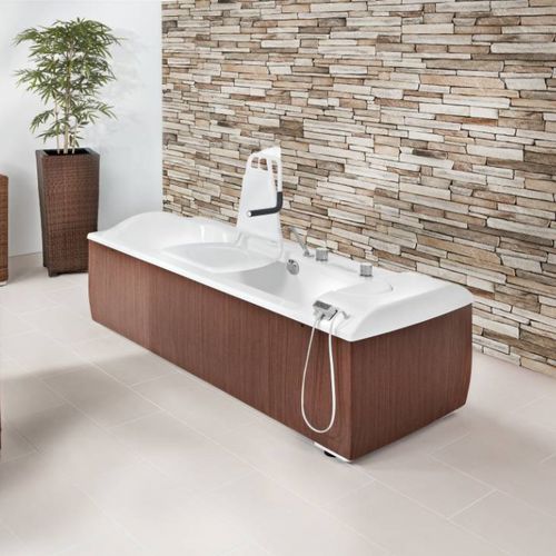Elektrische Pflegebadewanne - Santa-Bad - Trautwein - Sitzlifter / mit- Wannensitz / höhenverstellbar