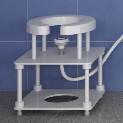Toilette-Duschhocker - Trautwein - höhenverstellbar