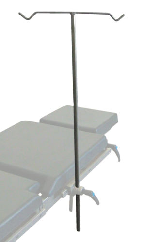 Infusionsständer auf Untersuchungstisch - A16/A - Nuova BN - 2 Haken / für Bett / für OP-Tisch