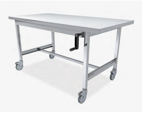Arbeitstisch - 191AXCR-ELEVMN series - Nuova BN - quadratisch / höhenverstellbar / auf Rollen