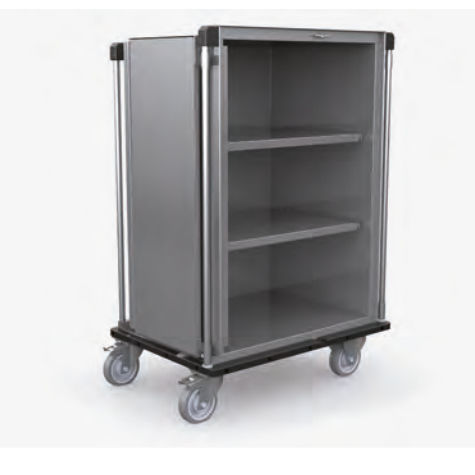 Krankenhausschrank - 204XD series - Nuova BN - auf Rollen / mit Regal / Edelstahl
