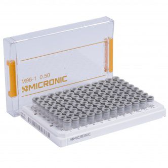 Reagenzglas mit V-förmigem Boden - MP32100, MPW52325LBC3-X01 - MICRONIC - Polypropylen / zur Probenlagerung