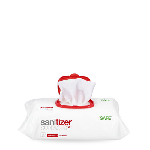 Feuchte Reinigungstücher / für Böden und andere Oberflächen - 132094 - Saniswiss - 100er-Packung