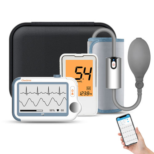 Tragbarer Vitalzeichenmonitor - Checkme Suit - Shenzhen Viatom Technology Co., Ltd. - EKG / Temperatur / NIBP