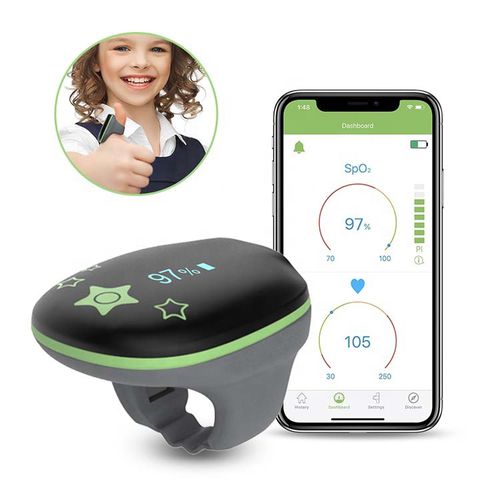 Ring-Pulsoximeter - KidsO2 - Shenzhen Viatom Technology Co., Ltd. - CPAP-Therapie / für häusliche Krankenpflege / für Kinder