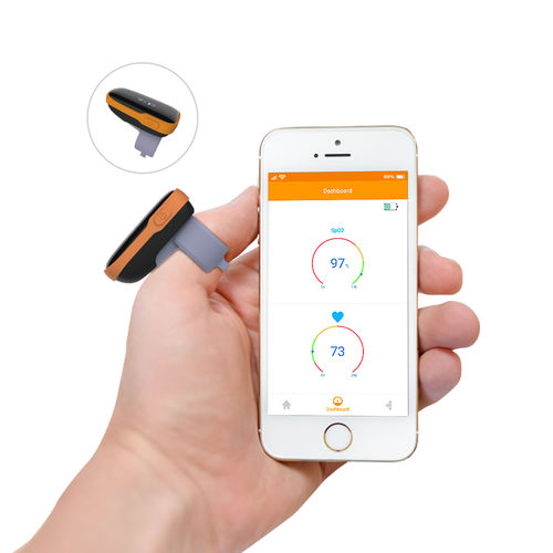 Fingerpulsoximeter - WearO2  - Shenzhen Viatom Technology Co., Ltd. - CPAP-Therapie / für häusliche Krankenpflege / für Übergewichtige