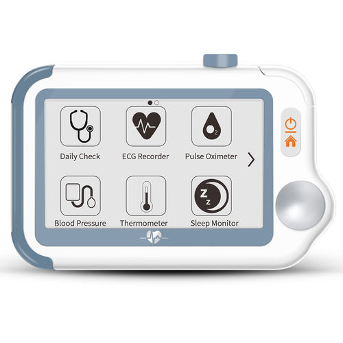 Tragbarer Vitalzeichenmonitor - checkme pro - Shenzhen Viatom Technology Co., Ltd. - EKG / TEMP / Herzfrequenz