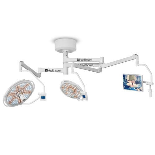 Deckenmontierte OP-Leuchte - BIOL800/600/C/M - BiHealthcare - LED / mit 3 Armen