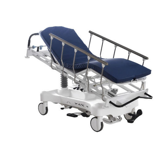 Fahrtrage zum Umbetten - Speeco x - BiHealthcare - hydraulisch / höhenverstellbar / mit verstellbarer Rückenlehne