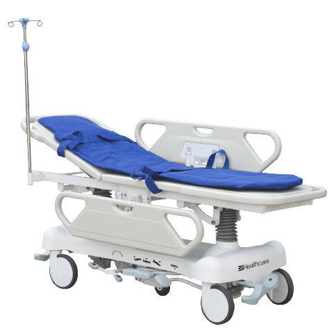 Transfer-Fahrtrage - BIPT005H - BiHealthcare - hydraulisch / zweiteilig / mit Seitengittern