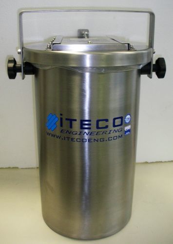 Behälter für radioaktive Abfälle - SCW - ITECO Engineering Italy - für Transport / Edelstahl / gepanzert