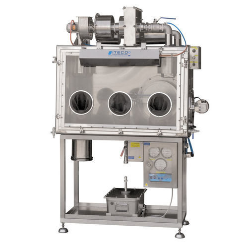 Labor-Strahlenschutzbox - ITECO Engineering Italy - bodenstehend / Edelstahl
