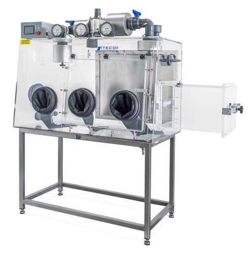 Transfer-Strahlenschutzbox - SGS20 3PA - ITECO Engineering Italy - für pharmazeutische Verpackungen / bodenstehend / Schnittstellen