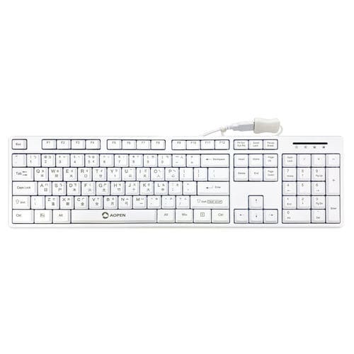 Antibakterielle medizinische Tastatur - KPL-U10060 - AOPEN - desinfizierbar / waschbar / USB