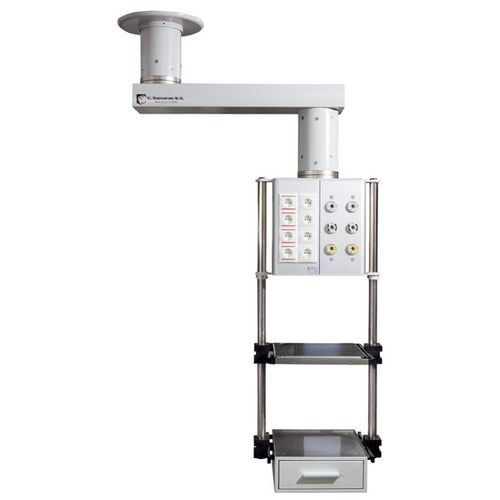 Deckenmontierter Verteilerarm - VERGINA IV - G. SAMARAS SA - Medical Gas Solutions - für Intensivpflege / mit Gondel