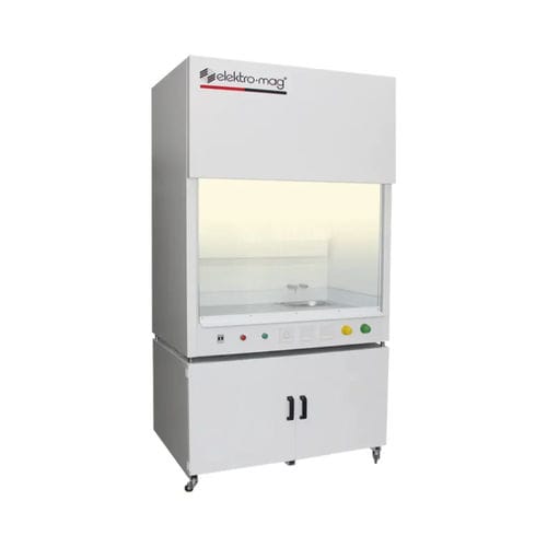 Labor-Abzugshaube - EM 901 - Elektro-mag - bodenstehend / auf Rollen / Laminar-Flow