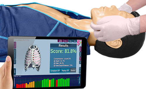 Trainingspuppe für Allgemeinpflege - BLS Pro - SmartMan - für CPR / Oberkörper / mit elektronischer Konsole