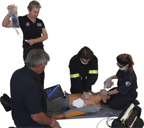 Patientensimulator für Intubation - MEGACODE - SmartMan - für CPR / für intravenöse Injektion / Notfall