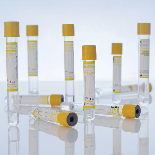 Probenahmeröhrchen für serumbasierte Analyse - LIND-VAC® AG series - OÜ InterVacTechnology - Mikrobiologie / für Toxikologie / Rundboden