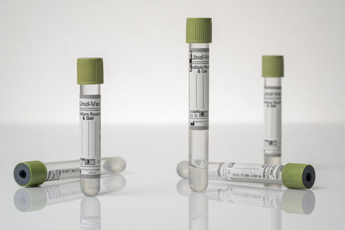 Probenahmeröhrchen für Diabetesanalyse - FG1202 - OÜ InterVacTechnology - zylinderförmig / mit Antikoagulans