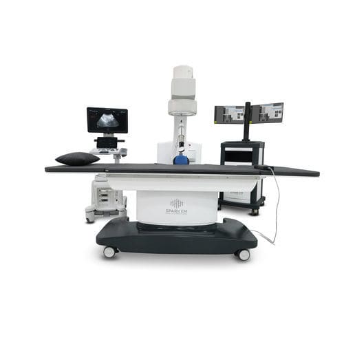Extrakorporaler Lithotripter - Spark ESWL&reg; EM - Inceler Medikal - auf Wagen / mit Lithotripsie-Tisch / C-Bogen