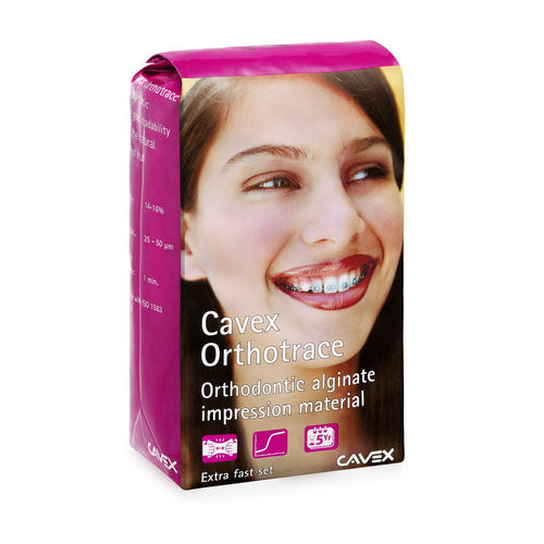 Zahnmedizinisches Material / Alginat - Orthotrace - Cavex Holland BV - für Abdrucklöffel / orthodontisch