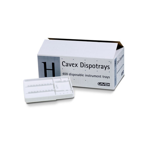 Ablagetablett für zahnärztliche Instrumente - Cavex Dispotrays - Cavex Holland BV