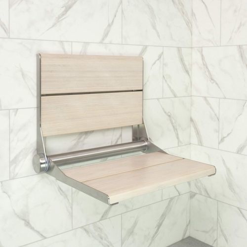Badewannensitz mit Rückenlehne - SerenaSeat PRO - HealthCraft Products - zusammenklappbar / wandmontiert