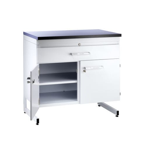 Schrank für Labormaterialien - EXPLORIS® - Köttermann - Labor / mit Schublade / Einbau