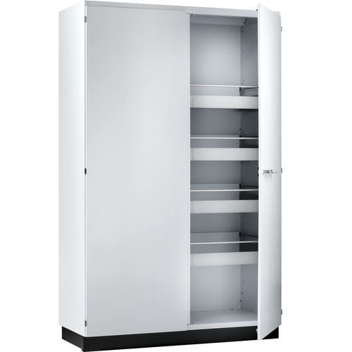 Schrank für Laborglasware - EXPLORIS® - Köttermann - Labor / mit Regal / mit Tür
