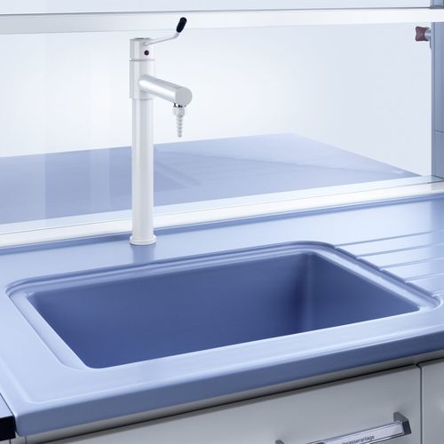 Laborspüle - EXPLORIS® - Köttermann - 1 Station / Keramik / Edelstahl