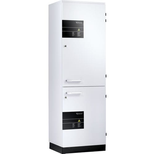 Schrank für Säuren - EXPLORIS® - Köttermann - Labor / mit Regal / flammenabweisend
